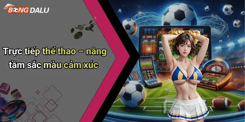 Trực tiếp thể thao – nâng tầm sắc màu cảm xúc