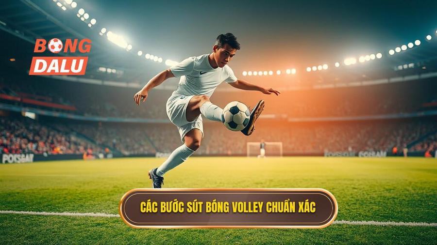 Các bước thực hiện kỹ thuật sút bóng volley chuẩn xác
