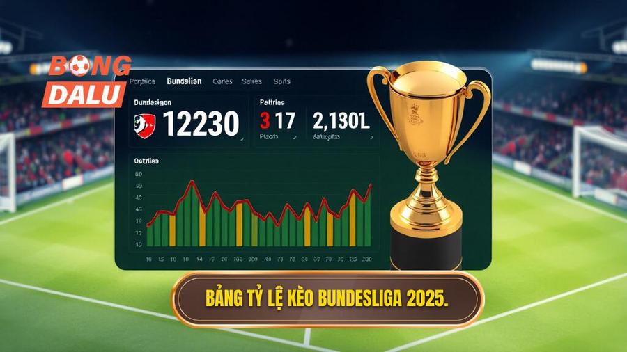 Bảng so sánh tỷ lệ kèo phổ biến tại Bundesliga 2025